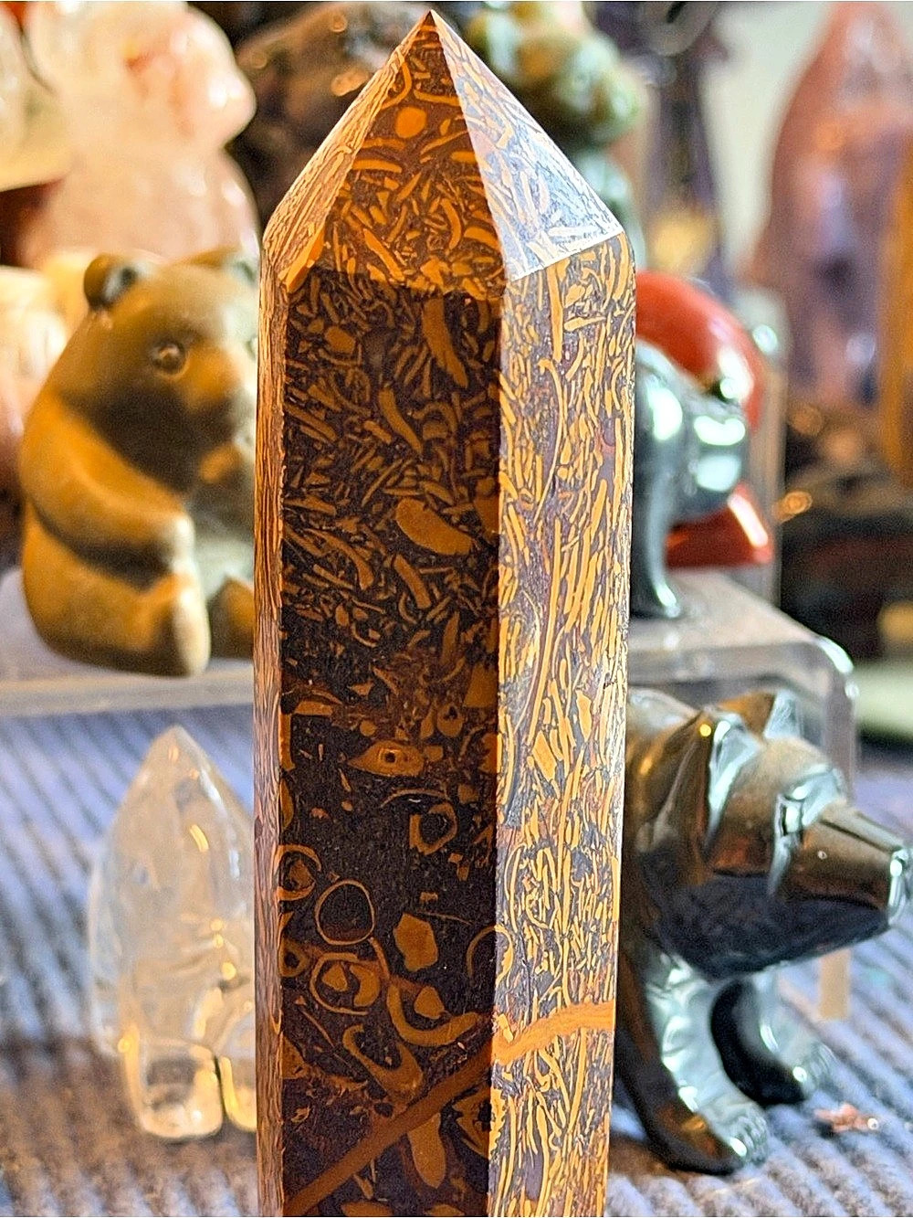Calligraphy Stone Miriam Stone Crystal Tower